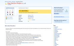 screenshot Fast Dial for Firefox
