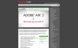 screenshot Adobe AIR 2