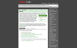 screenshot Adobe Wallaby