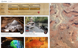 screenshot Airbnb Caves