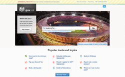 screenshot alpha.gov.uk