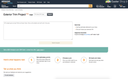 screenshot Amazon Exterior Trim Project