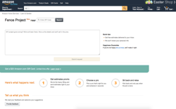 screenshot Amazon Fence Project