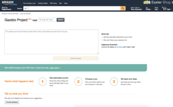 screenshot Amazon Gazebo Project