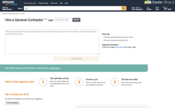 screenshot Amazon General Contractor