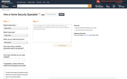 screenshot Amazon Home Security Specialist