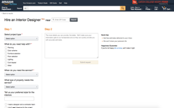 screenshot Amazon Interior Designer