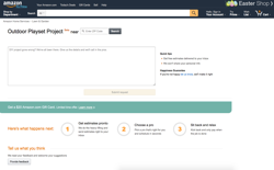 screenshot Amazon Outdoor Playset Project