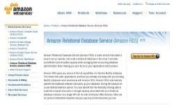 screenshot Amazon Relational Database Service