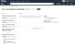 screenshot Amazon Yard Maintenance Specialist