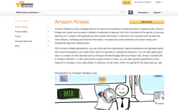 screenshot Amazon Kinesis