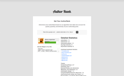 screenshot Author Rank