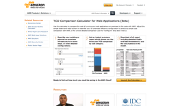 screenshot TCO Comparison Calculator for Web Applications