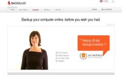 screenshot Backblaze