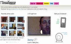 screenshot bambuser