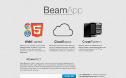 screenshot BeamApp