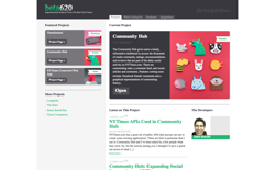screenshot The New York Times Community Hub