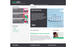screenshot The New York Times Smart Search Bar