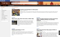 screenshot My Bing News on Facebook