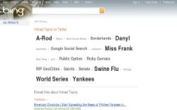 screenshot Bing Twitter