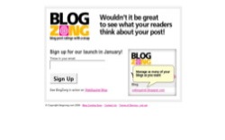 screenshot BlogZong