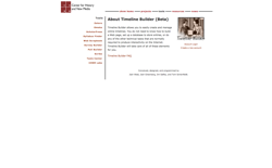 screenshot CHNM Timeline Builder