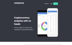 screenshot Coindatax