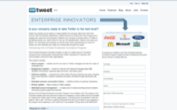 screenshot CoTweet Enterprise Innovators
