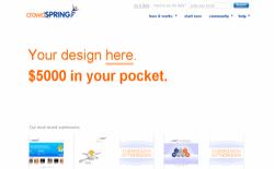 screenshot crowdSPRING