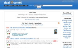 screenshot Deal Comet