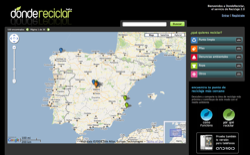 screenshot Donde Reciclar