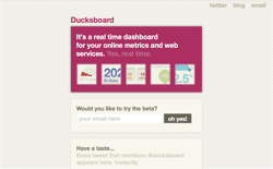 screenshot Ducksboard