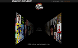 screenshot EarthTunnel