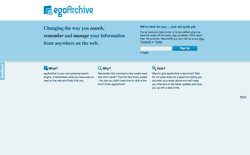 screenshot egoArchive