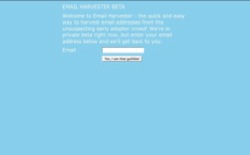 screenshot Email Harvester