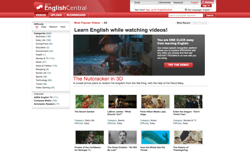 screenshot EnglishCentral