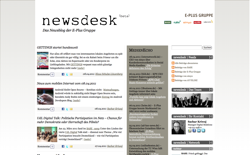 screenshot E-Plus Newsdesk