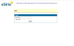 screenshot eSirio