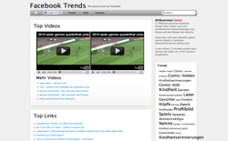screenshot Facebook Trends