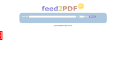 screenshot feed2PDF