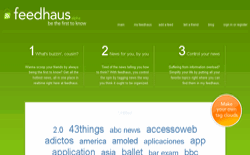 screenshot feedhaus