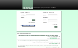 screenshot findero.us