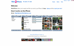 screenshot flickr2iPhone