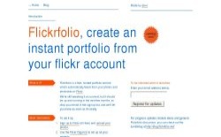 screenshot Flickrfolio
