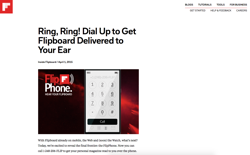 screenshot Flipboard Flip Phone