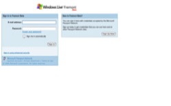 screenshot Windows Live Fremont