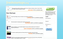 screenshot freshstartups