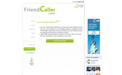 screenshot FriendCaller WebPhone