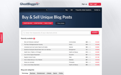 screenshot GhostBloggers