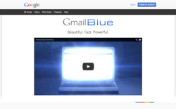 screenshot Gmail Blue